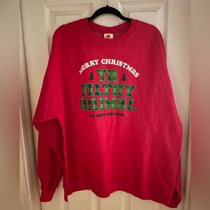 Home Alone Ladies’ Merry Christmas Ya Filthy Animal Sweatshirt